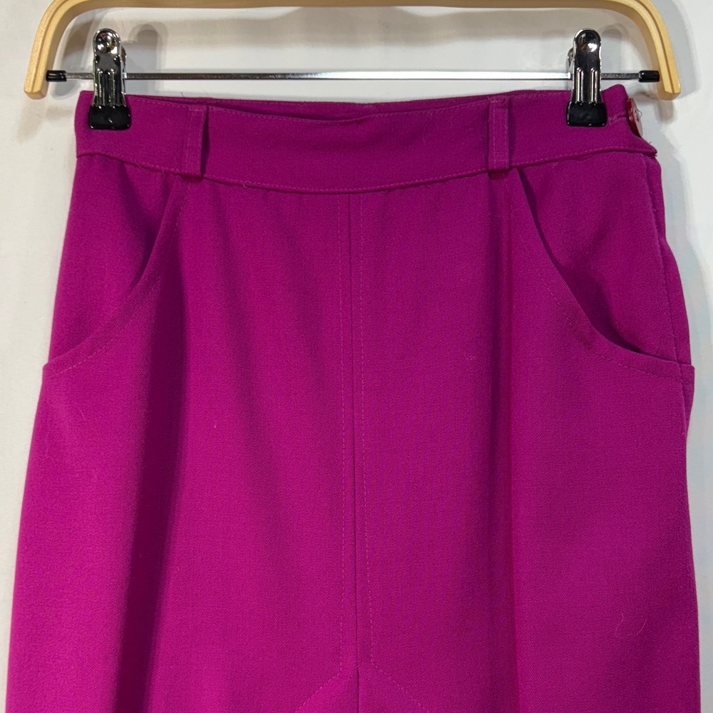 Carole Little Magenta Pencil Skirt - Picture 2 of 12